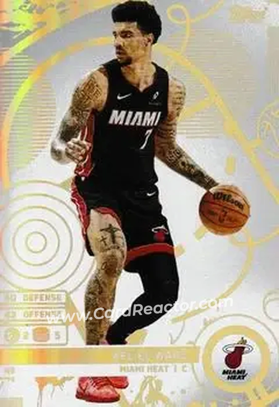 2025-26 Topps Match Attax #45 - Kel'el Ware - Miami Heat - Front