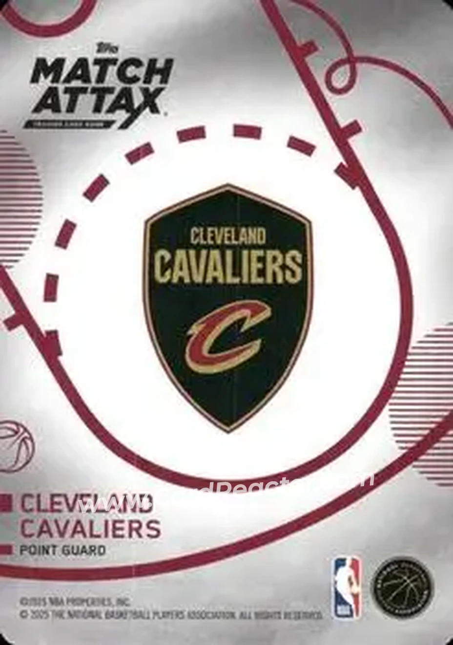 2025-26 Topps Match Attax #49 - Darius Garland - Cleveland Cavaliers - Back