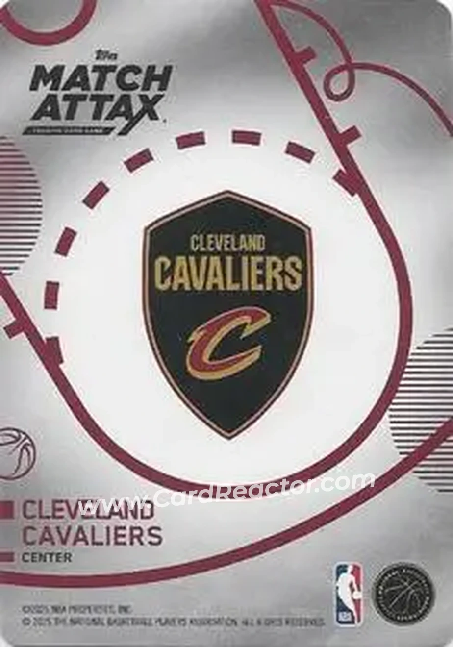 2025-26 Topps Match Attax #50 - Evan Mobley - Cleveland Cavaliers - Back