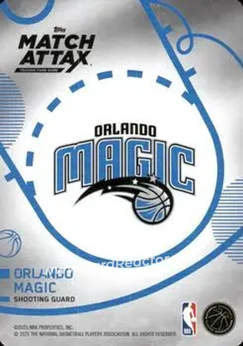 2025-26 Topps Match Attax #55 - Jalen Suggs - Orlando Magic - Back