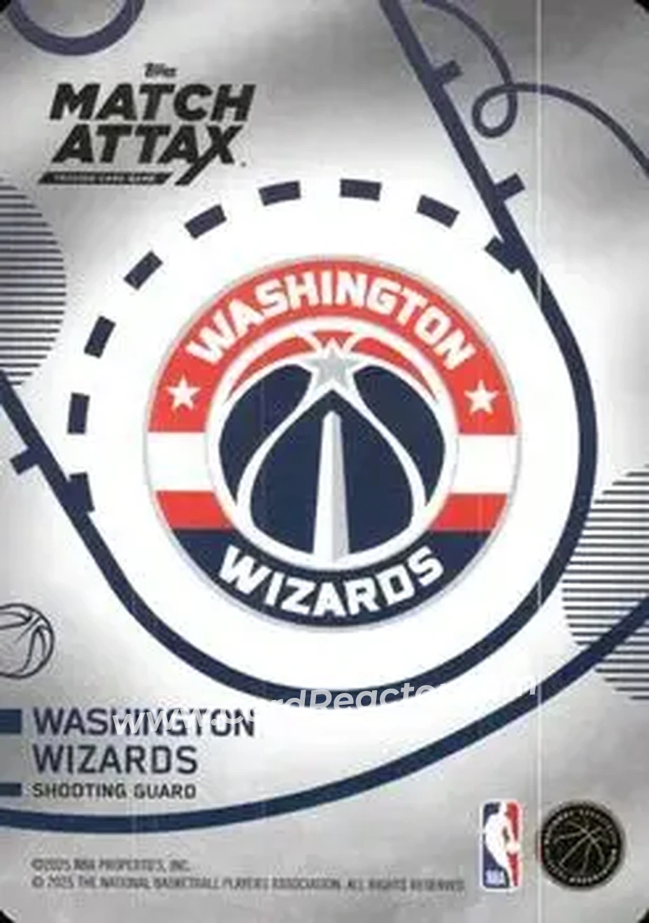 2025-26 Topps Match Attax #57 - Bilal Coulibaly - Washington Wizards - Back