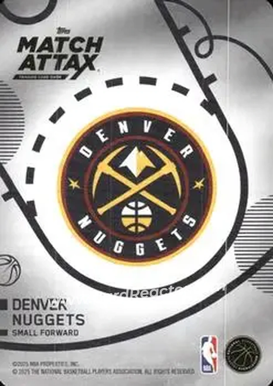 2025-26 Topps Match Attax #63 - Michael Porter Jr. - Denver Nuggets - Back