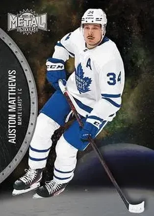 2021-22 SkyBox Metal Universe #25 - Auston Matthews - Toronto Maple Leafs