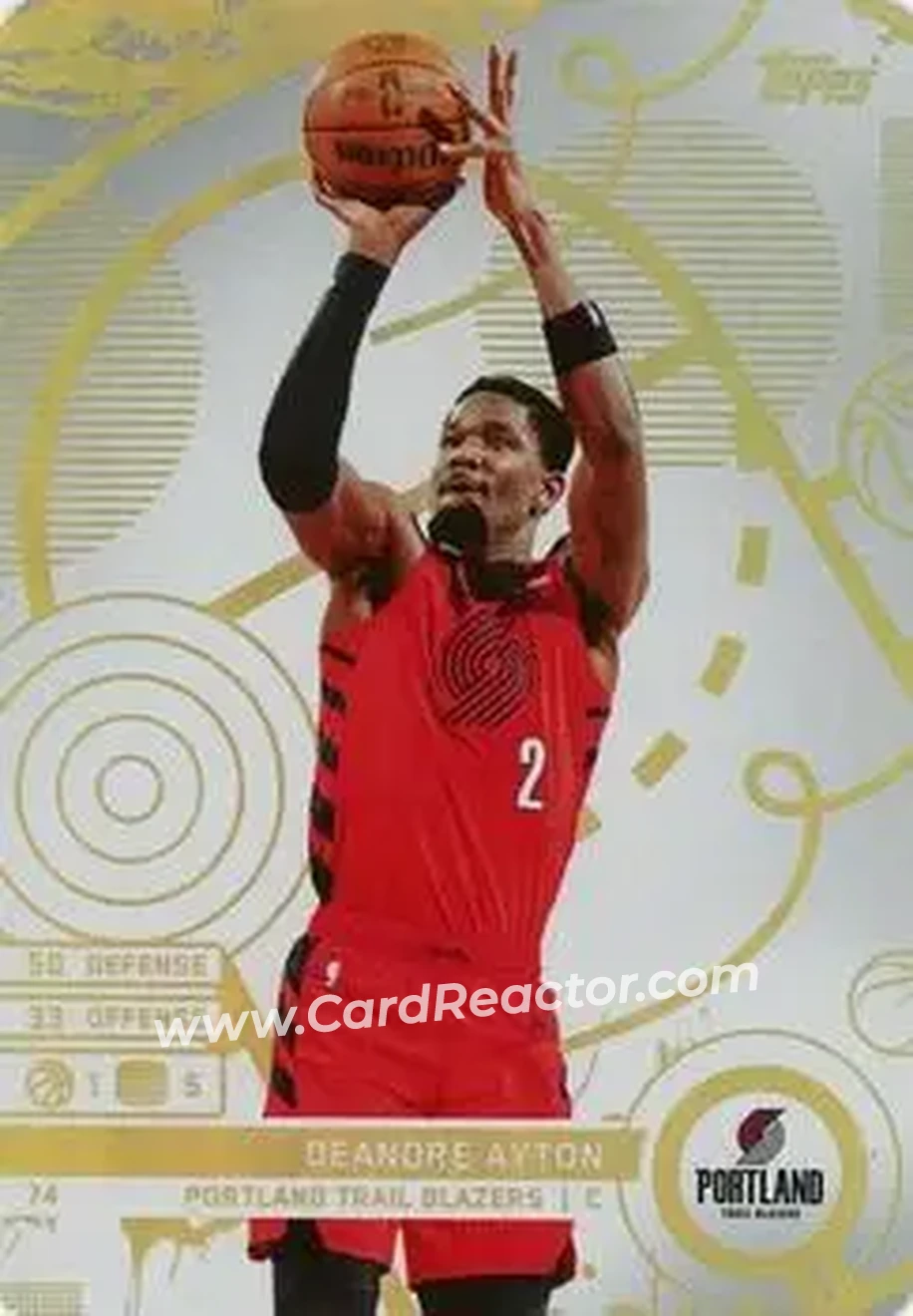 2025-26 Topps Match Attax #74 - Deandre Ayton - Portland Trail Blazers - Front