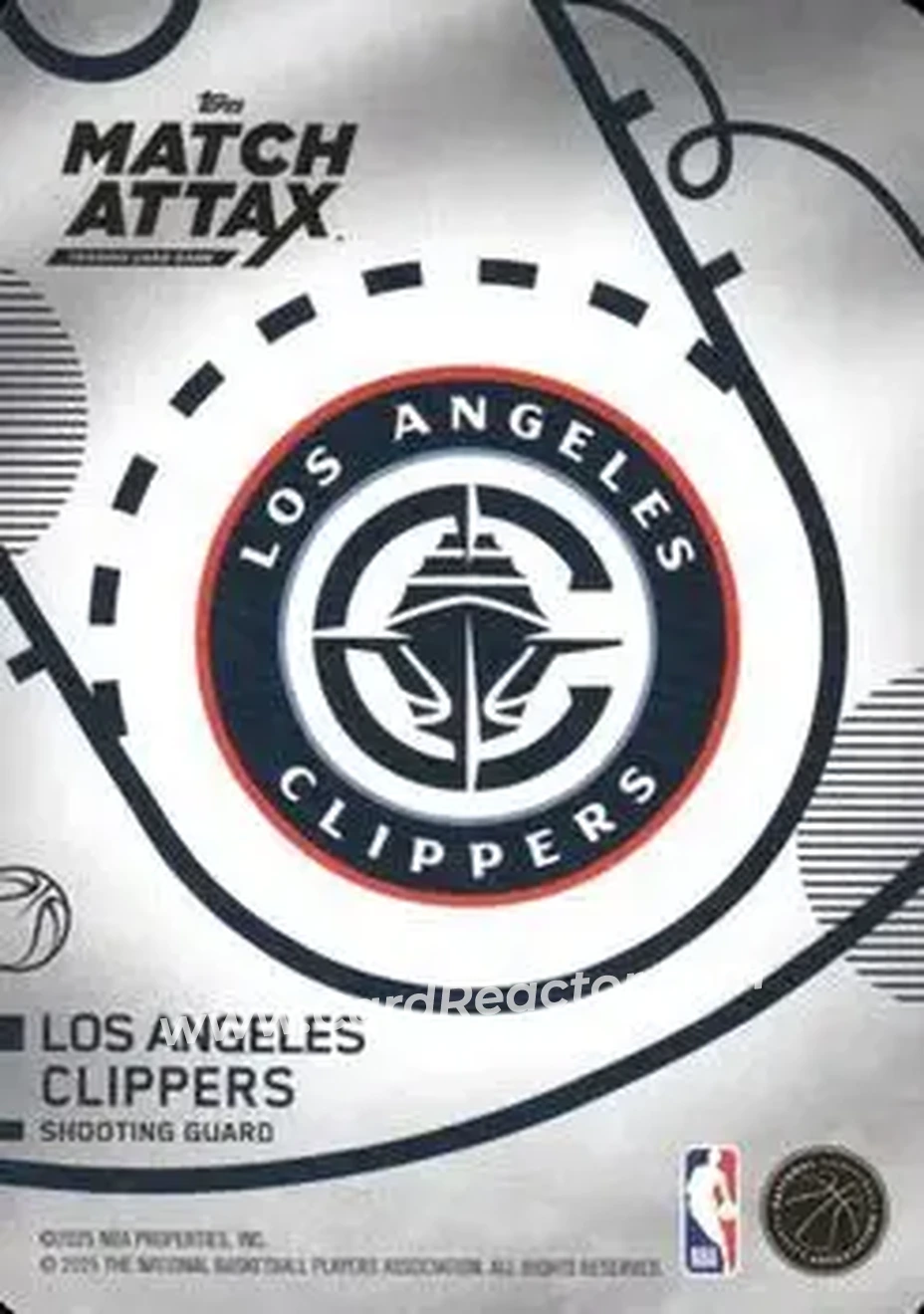2025-26 Topps Match Attax #86 - Norman Powell - Los Angeles Clippers - Back