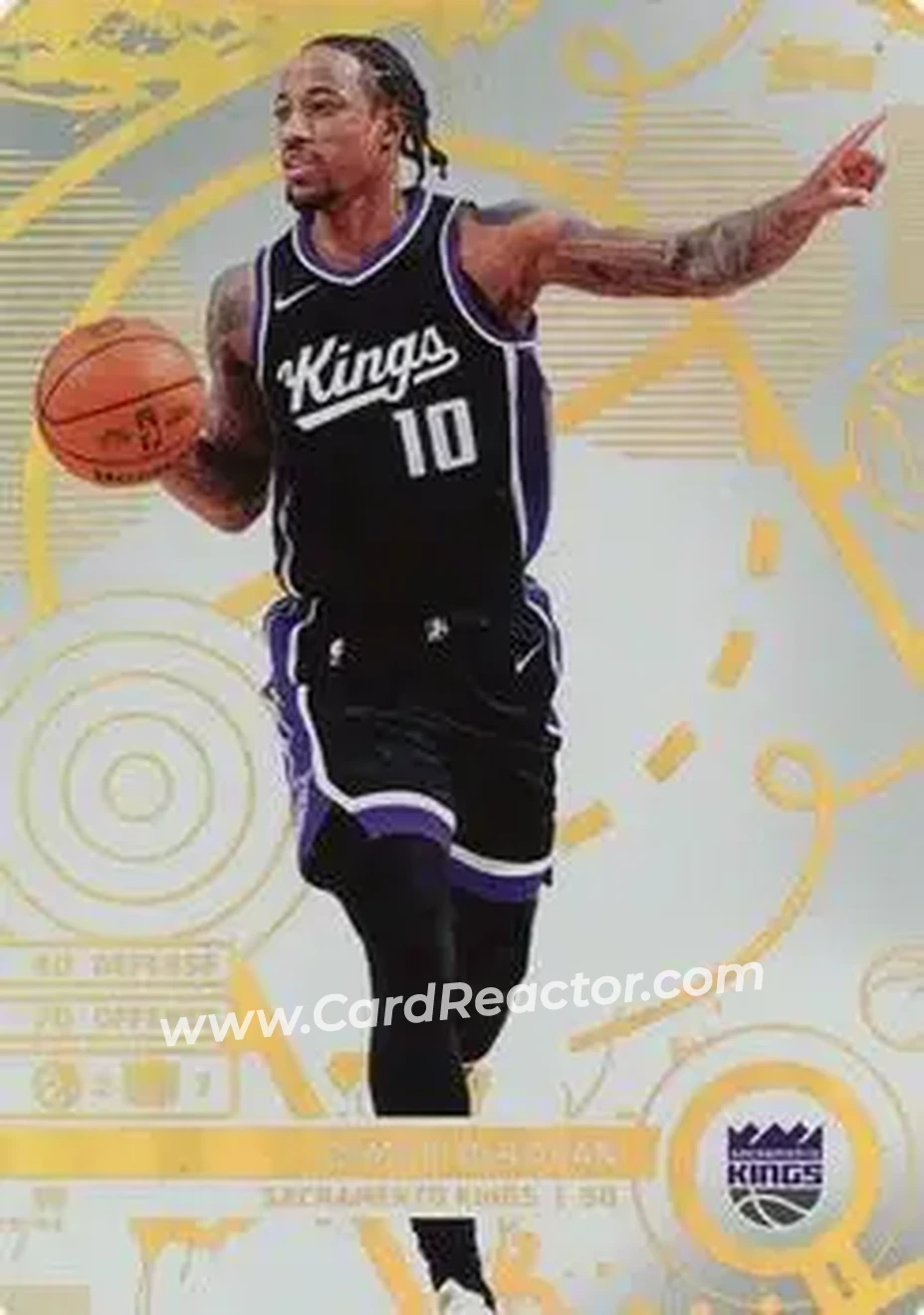 2025-26 Topps Match Attax #96 - DeMar DeRozan - Sacramento Kings - Front