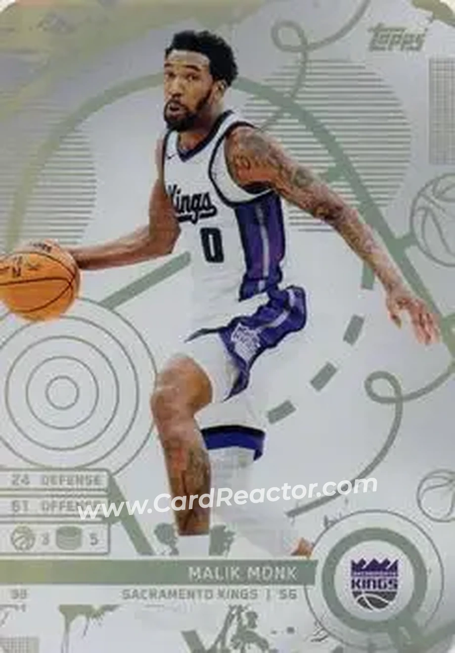 2025-26 Topps Match Attax #98 - Malik Monk - Sacramento Kings - Front