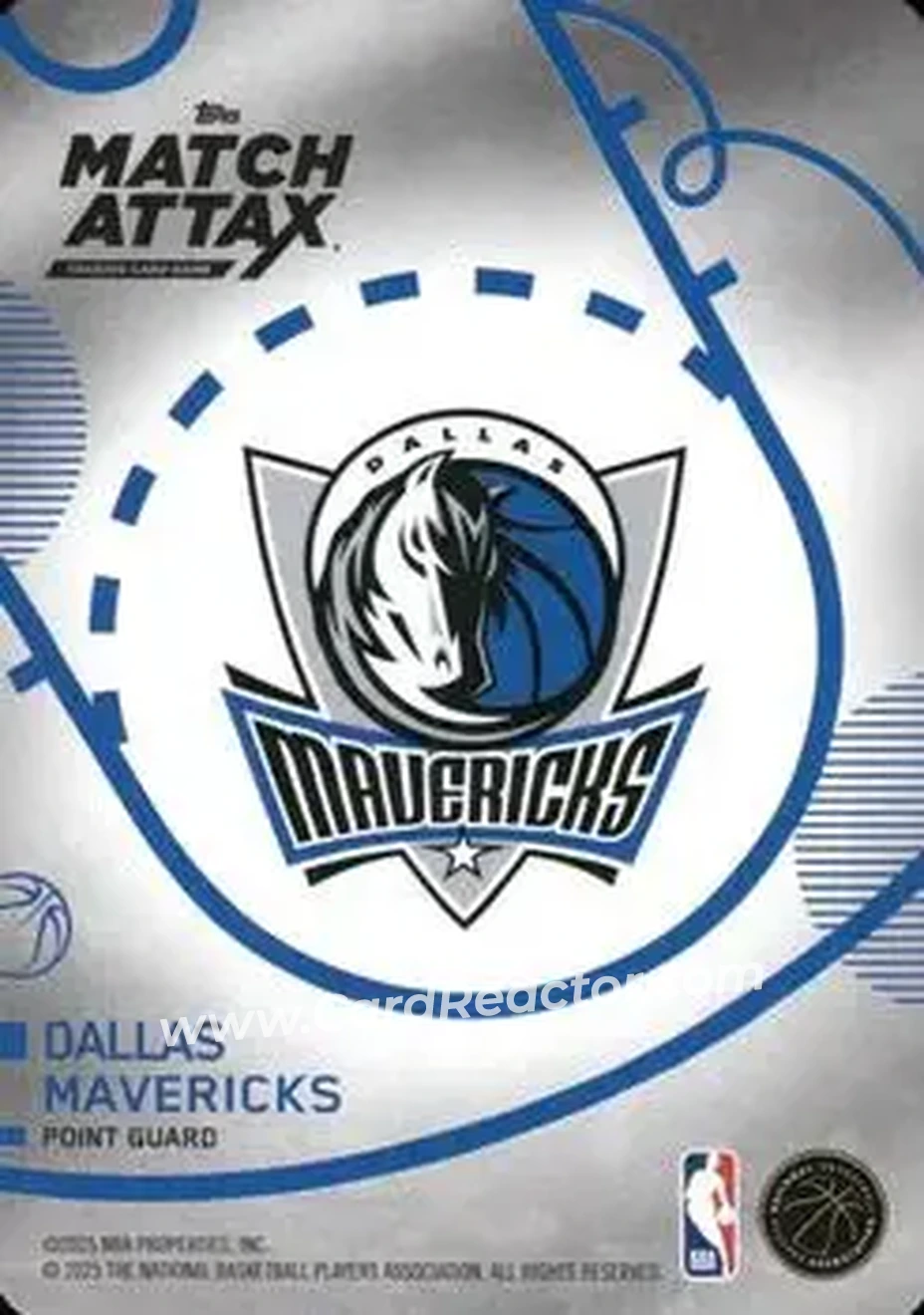 2025-26 Topps Match Attax #100 - Kyrie Irving - Dallas Mavericks - Back