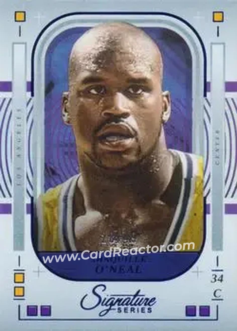 2025-26 Panini Signature Series - Blue #53 - Shaquille O'Neal - Los Angeles Lakers