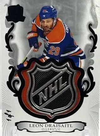 2023-24 Upper Deck The Cup - Black Foil Shield #78 - Leon Draisaitl - Edmonton Oilers
