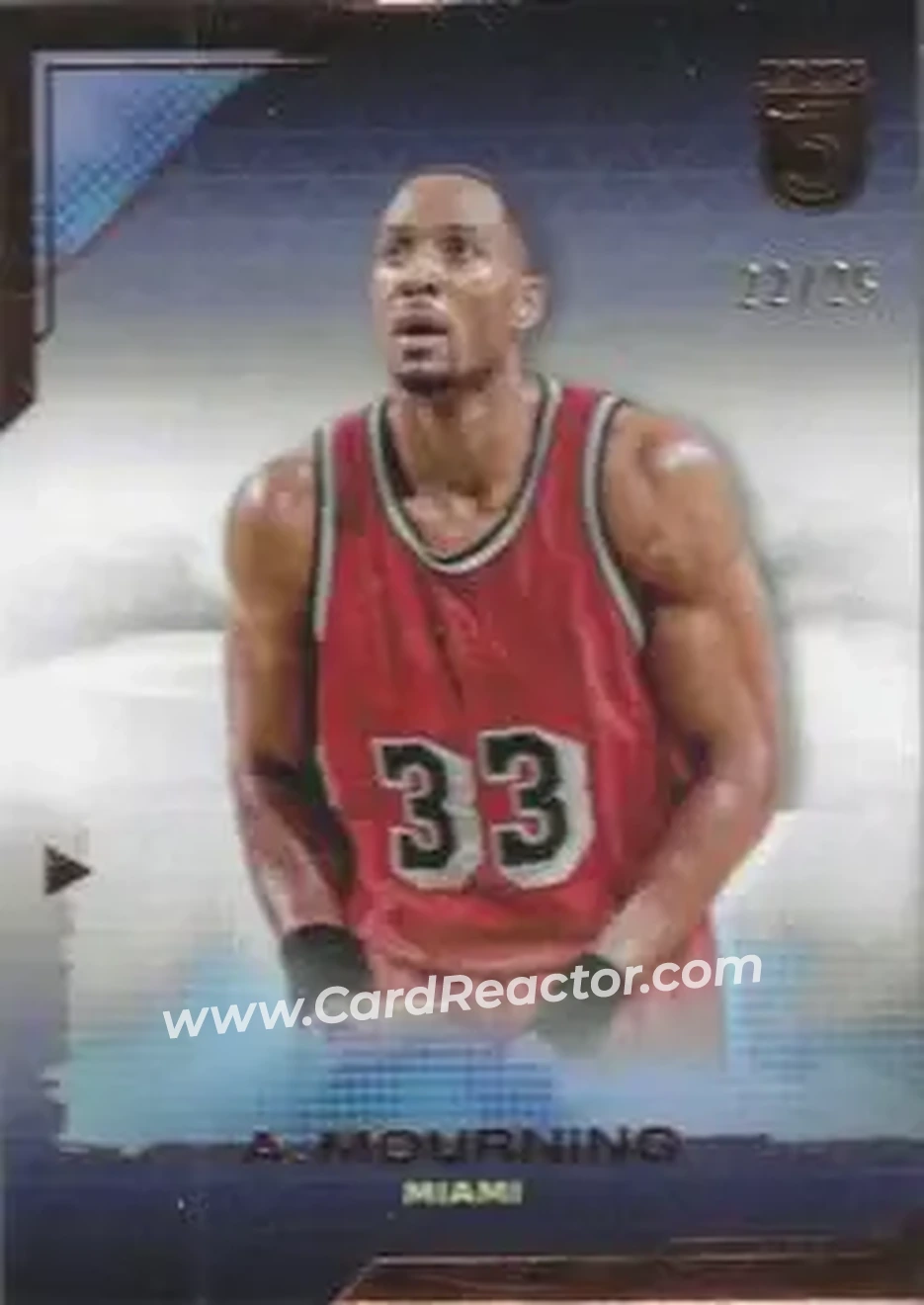 2023-24 Topps 3 - Bronze #25 - Alonzo Mourning - Miami Heat