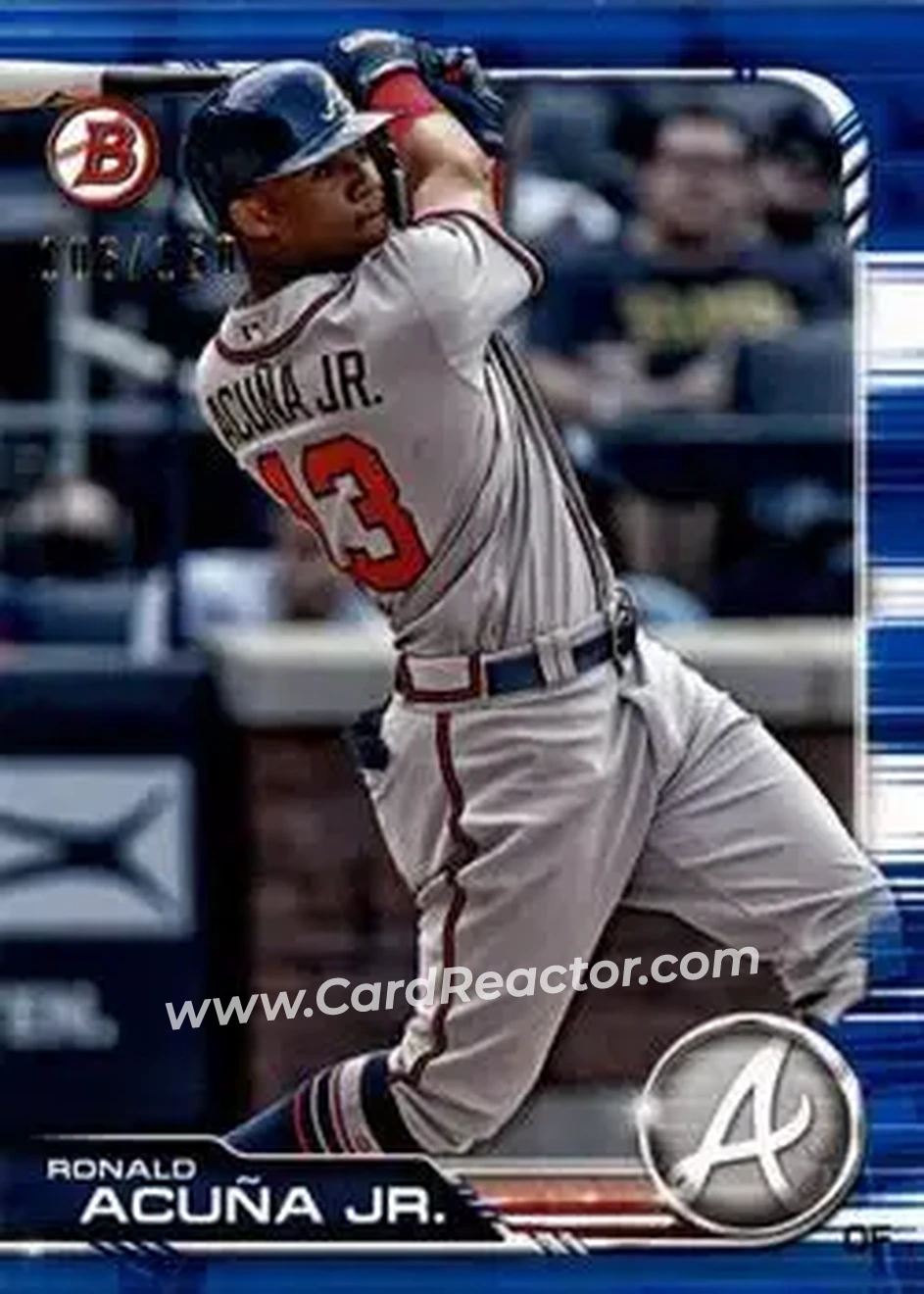 2019 Bowman - Blue #78 - Ronald Acuña Jr. - Atlanta Braves