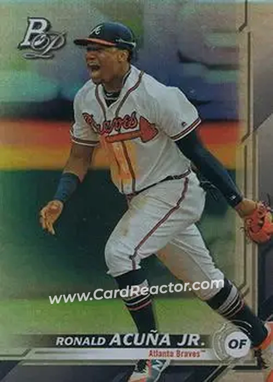 2019 Bowman Platinum #18b - Ronald Acuña Jr. - Atlanta Braves