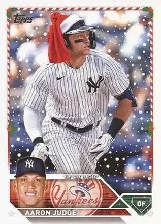 2023 Topps Holiday #H1b - Aaron Judge - New York Yankees