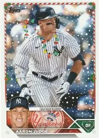 2023 Topps Holiday #H1c - Aaron Judge - New York Yankees