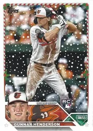2023 Topps Holiday #H4b - Gunnar Henderson - Baltimore Orioles
