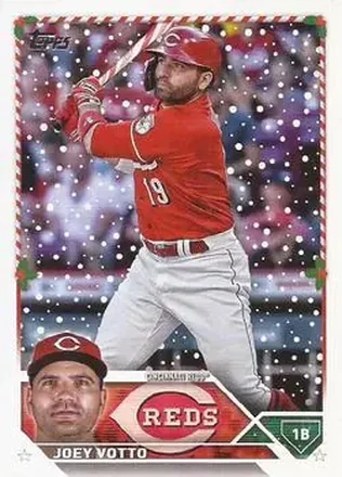 2023 Topps Holiday #H14b - Joey Votto - Cincinnati Reds