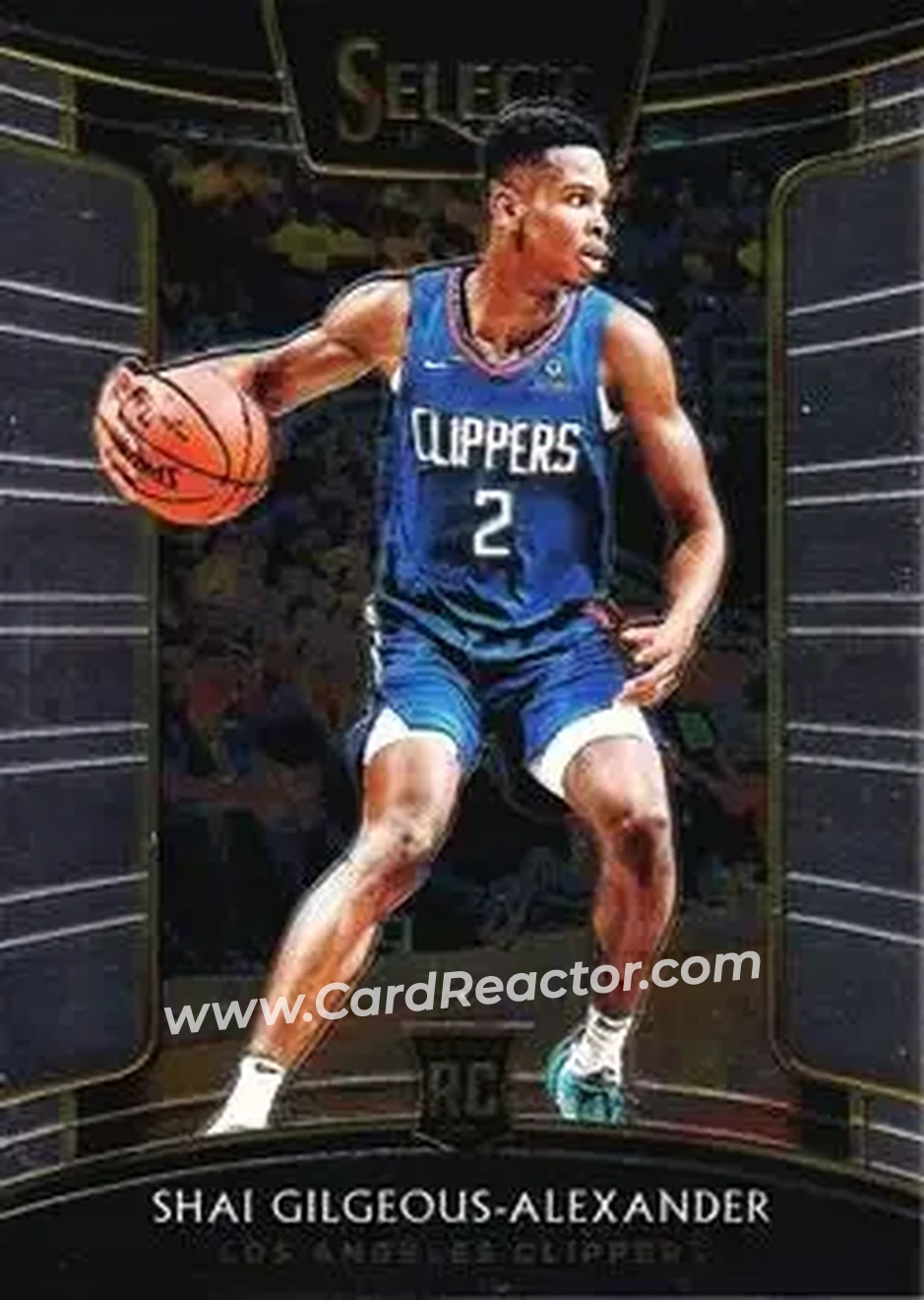 2018-19 Panini Select #7 - Shai Gilgeous-Alexander - Los Angeles Clippers