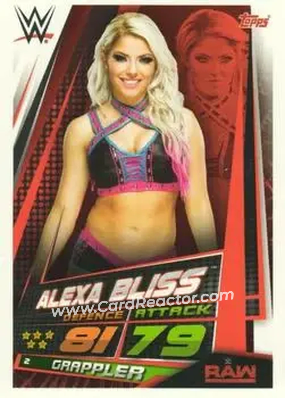 2019 Topps Slam Attax Universe WWE #2 - Alexa Bliss