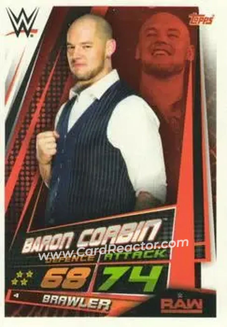 2019 Topps Slam Attax Universe WWE #4 - Bishop Dyer
