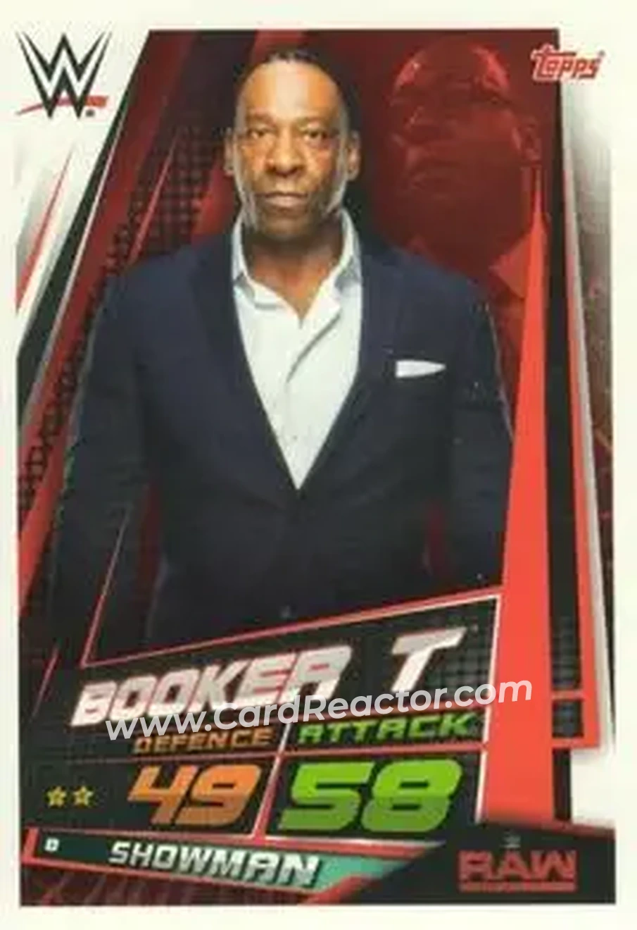 2019 Topps Slam Attax Universe WWE #8 - Booker T