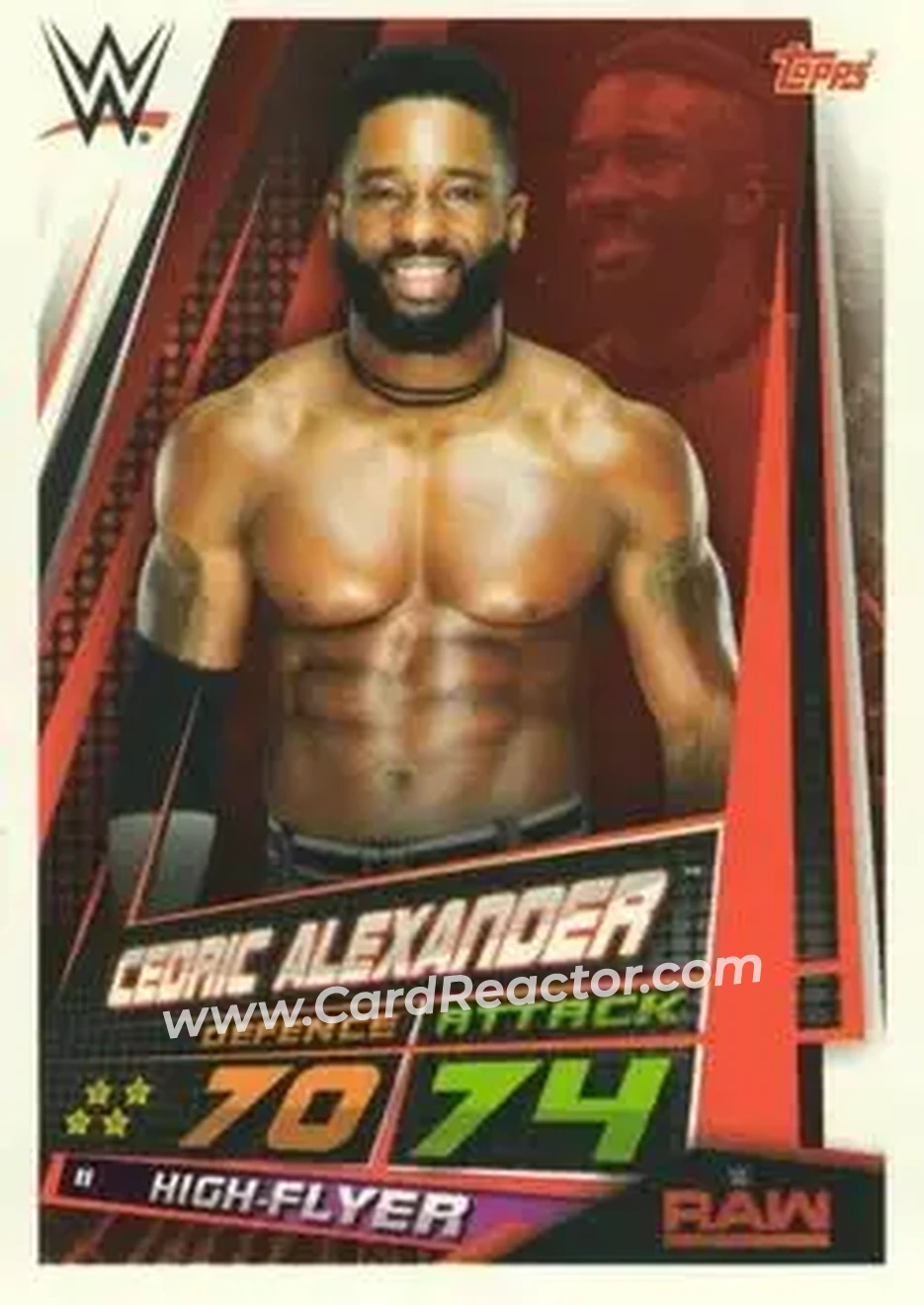 2019 Topps Slam Attax Universe WWE #11 - Cedric Alexander