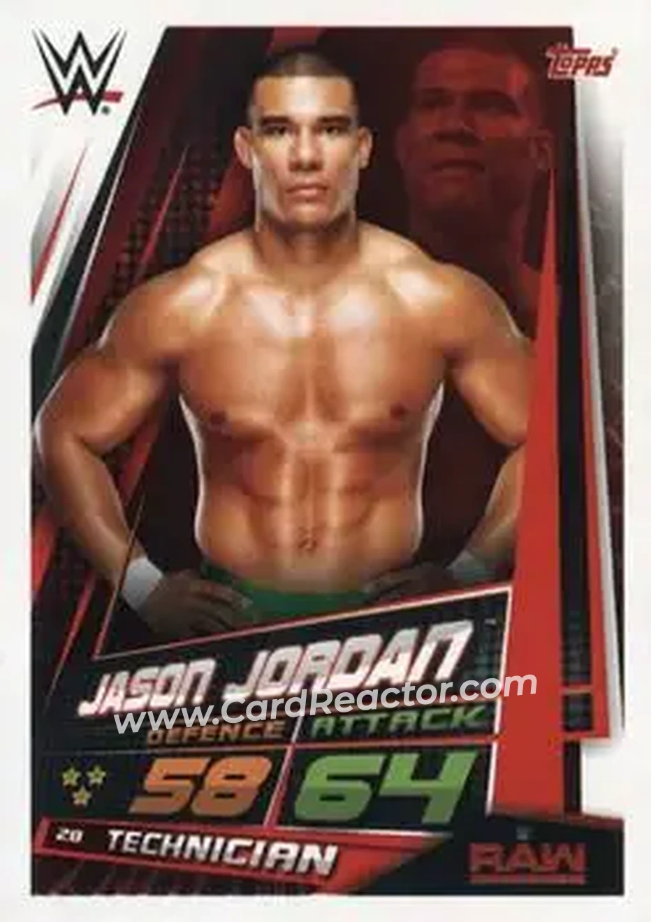 2019 Topps Slam Attax Universe WWE #28 - Jason Jordan