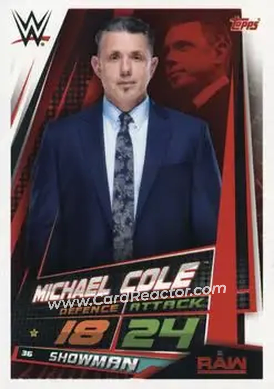 2019 Topps Slam Attax Universe WWE #36 - Michael Cole