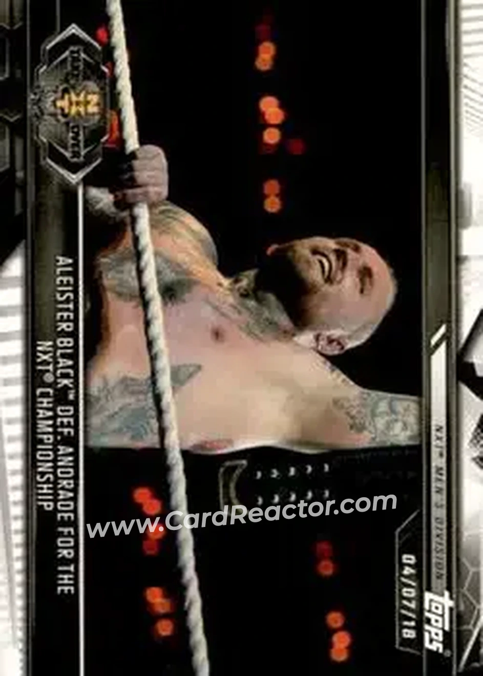 2019 Topps WWE NXT #16 - Aleister Black