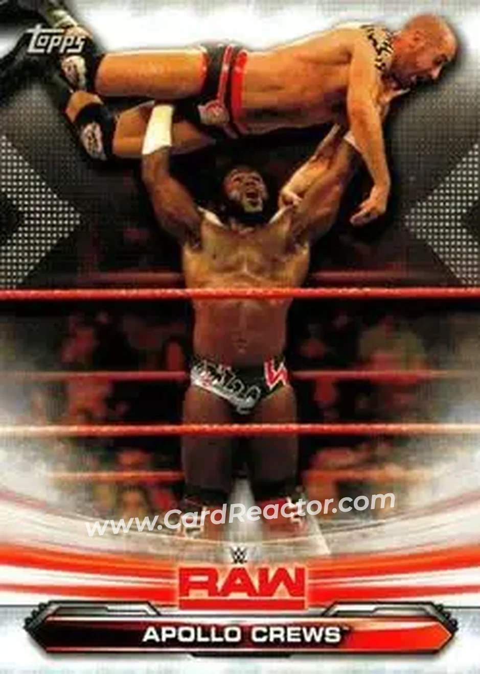 2019 Topps WWE RAW #4 - Apollo Crews