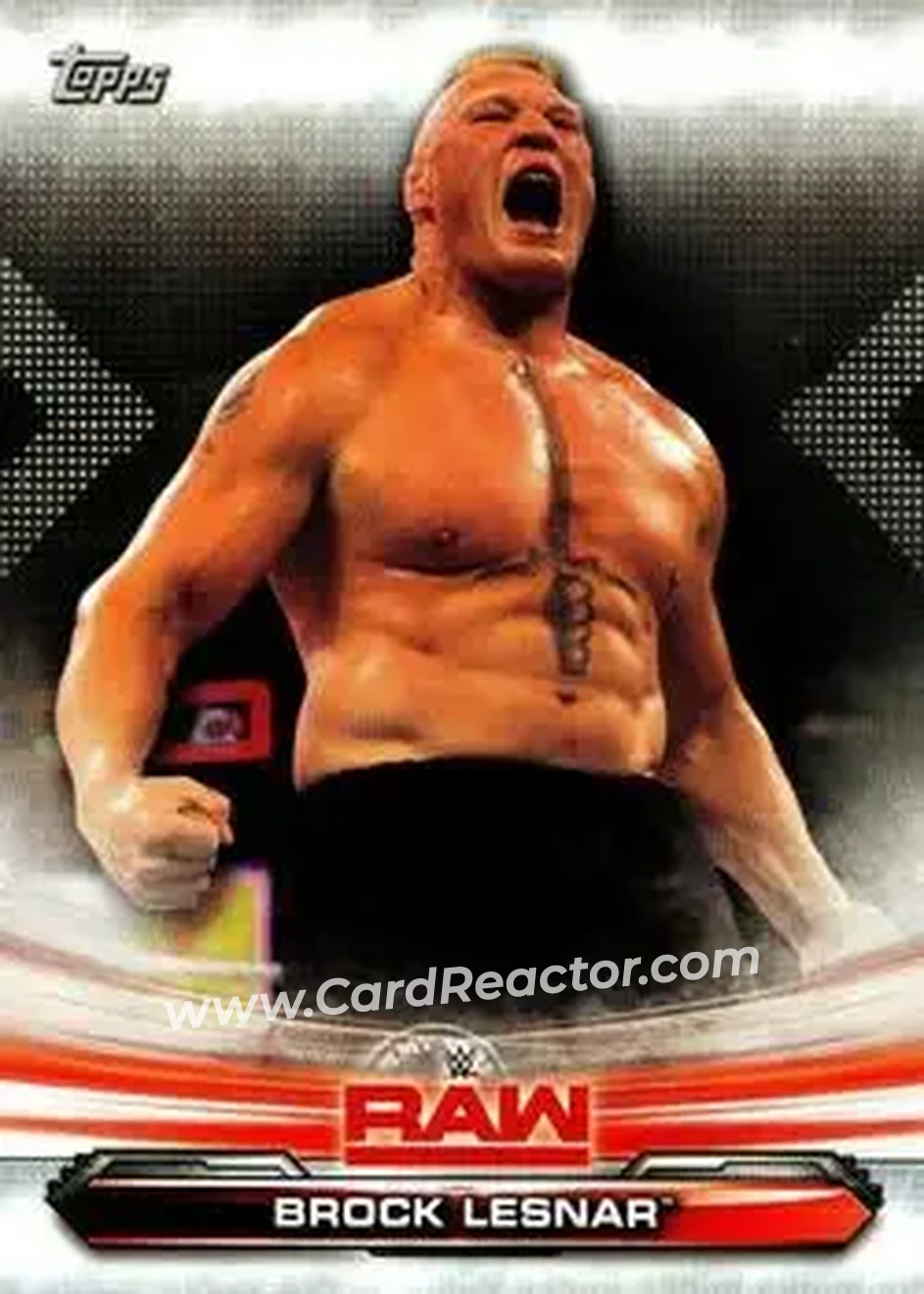 2019 Topps WWE RAW #15 - Brock Lesnar