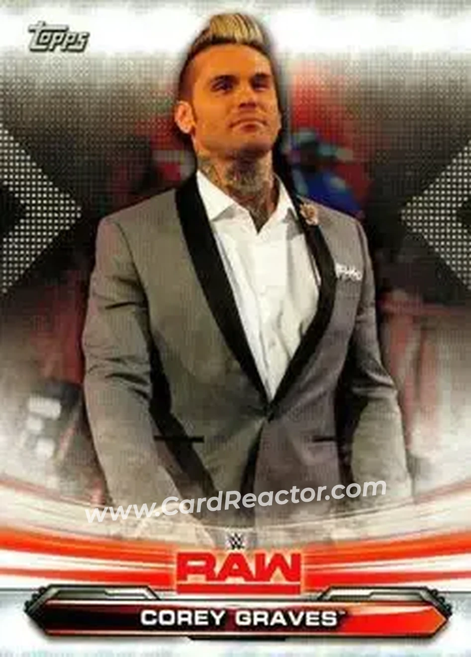 2019 Topps WWE RAW #18 - Corey Graves