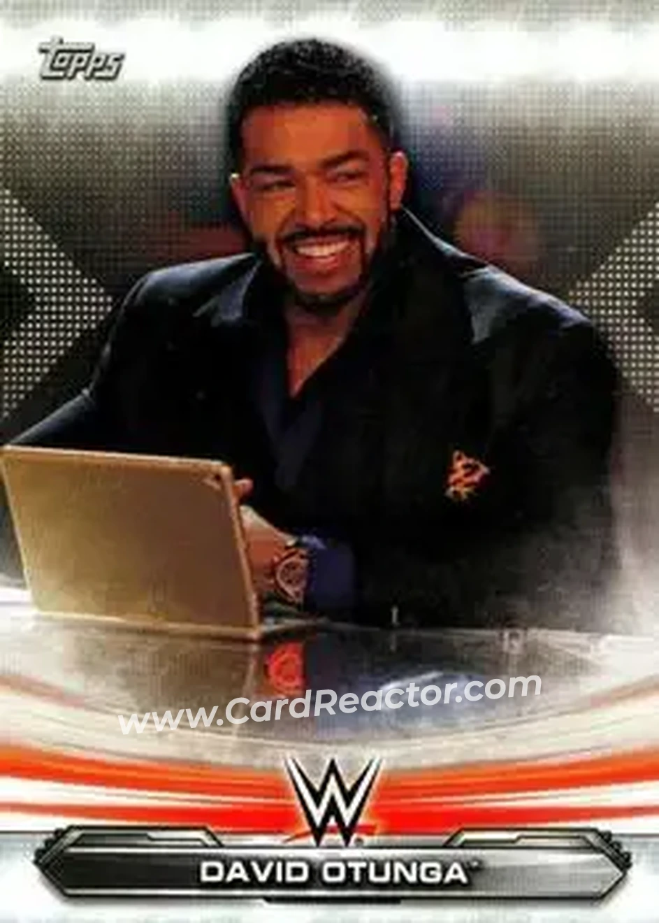 2019 Topps WWE RAW #23 - David Otunga