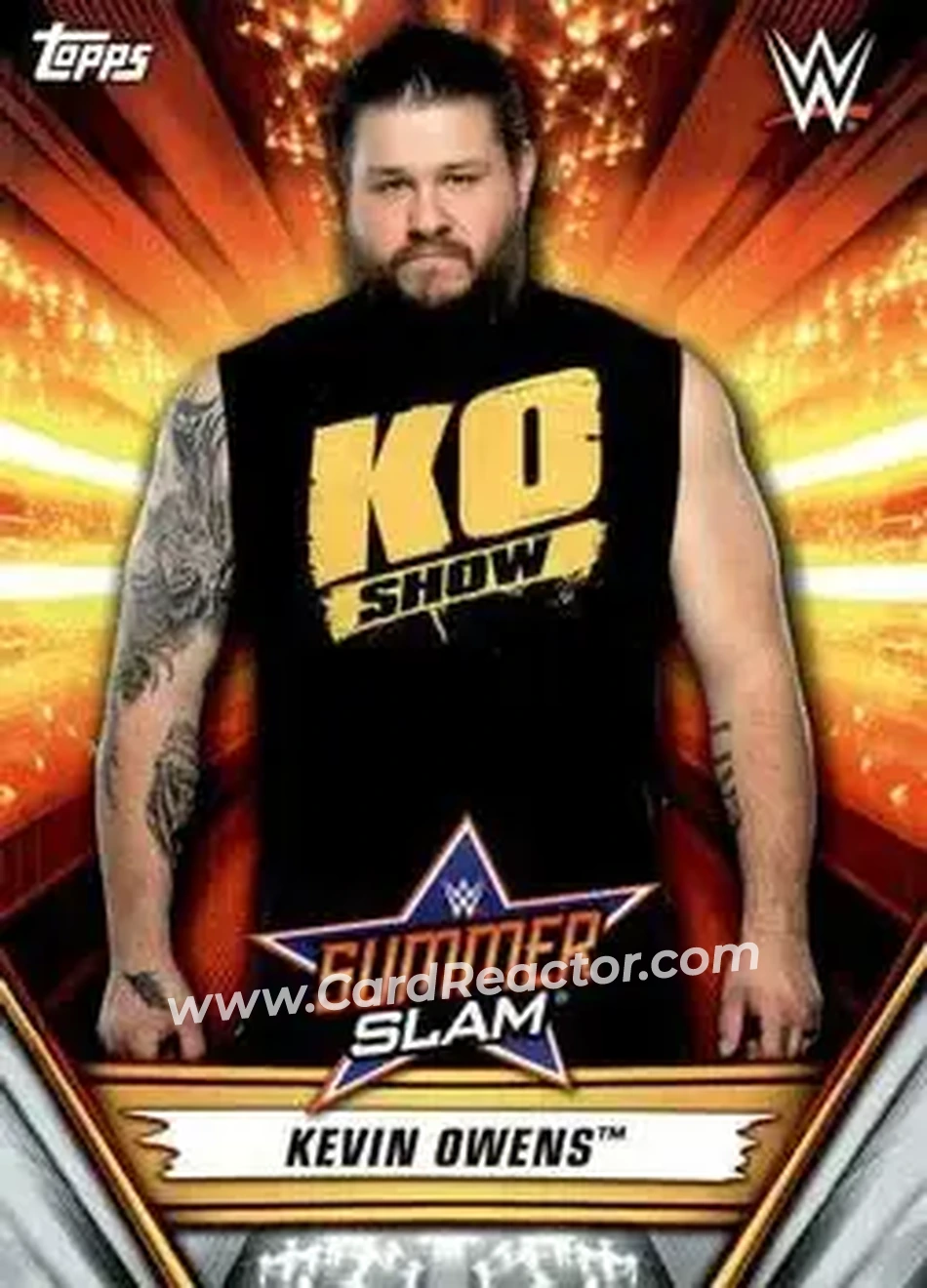 2019 Topps WWE SummerSlam #11 - Kevin Owens