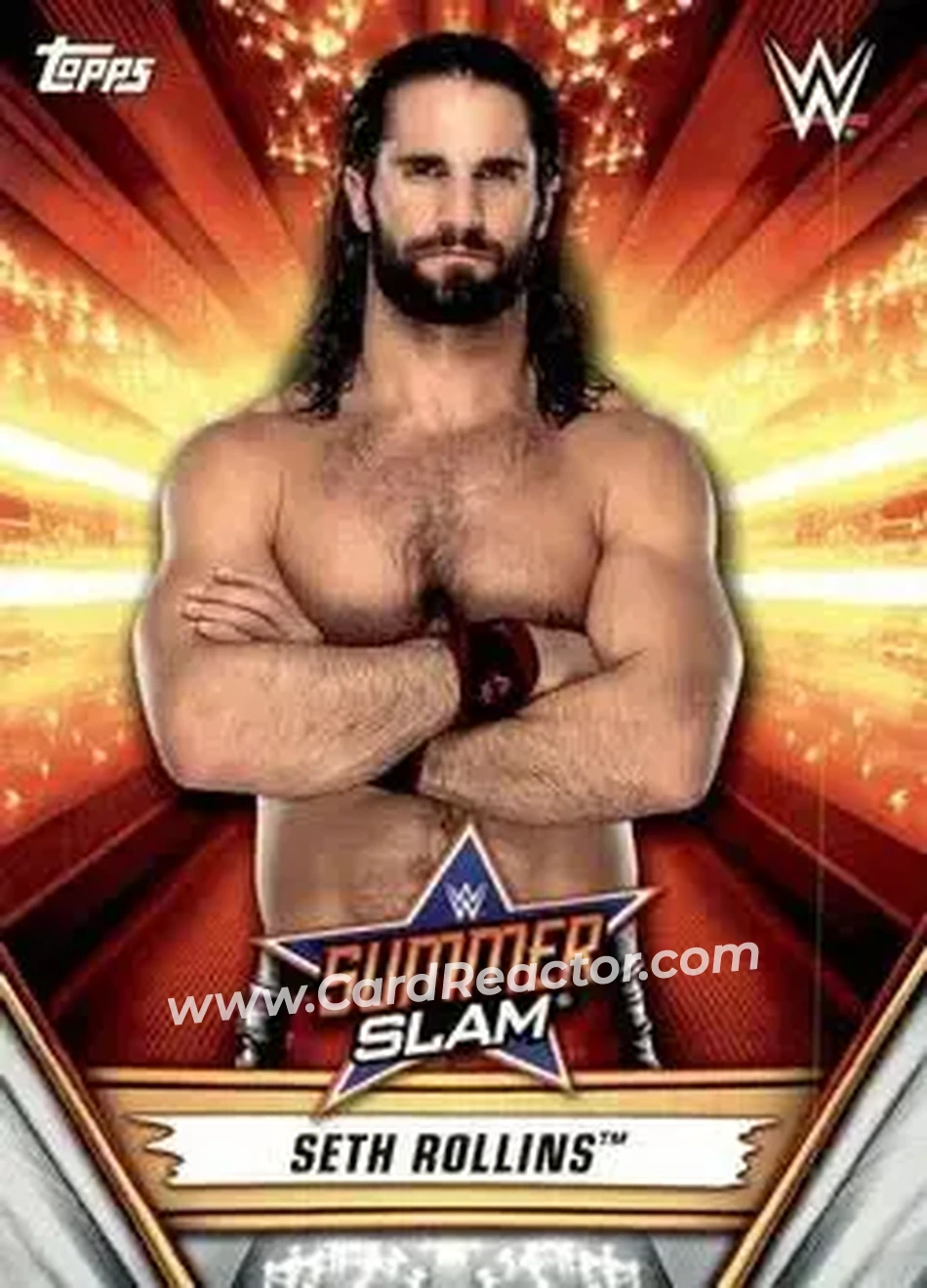 2019 Topps WWE SummerSlam #16 - Seth "Freakin" Rollins