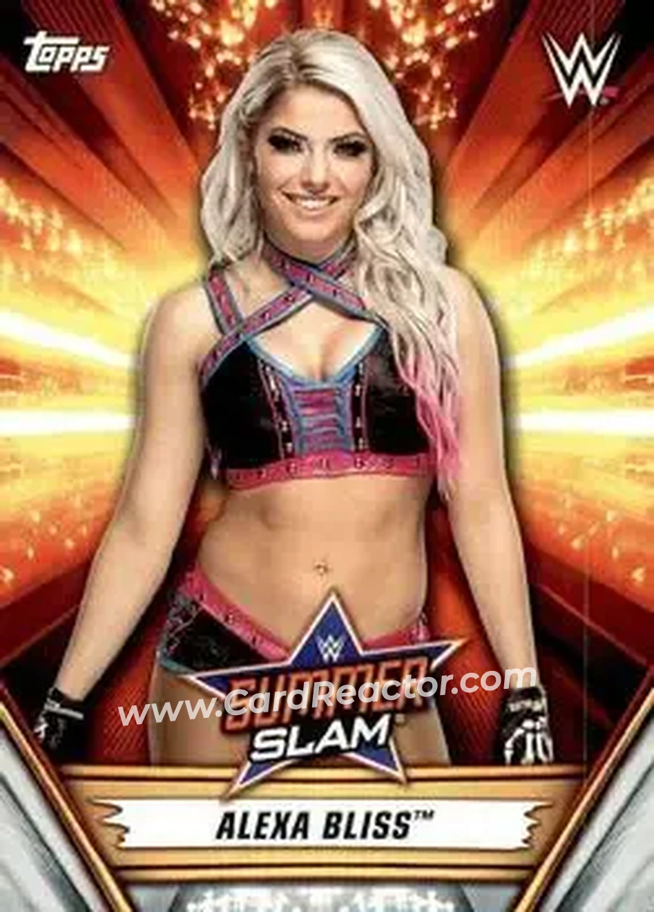 2019 Topps WWE SummerSlam #18 - Alexa Bliss