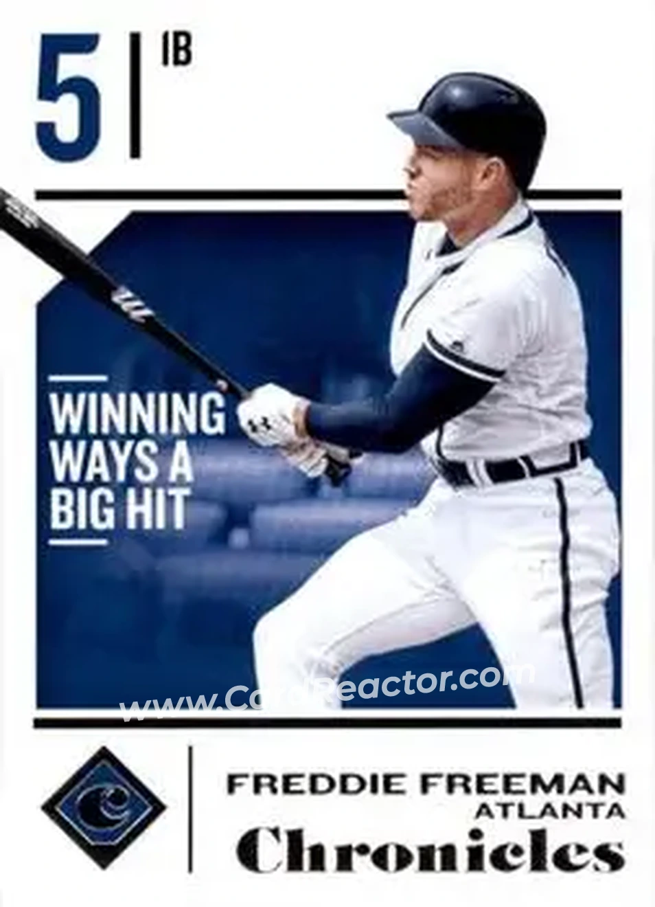 2018 Panini Chronicles #4 - Freddie Freeman - Atlanta Braves