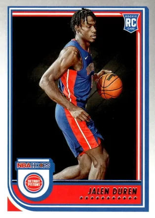 2022-23 Hoops #243 - Jalen Duren - Detroit Pistons