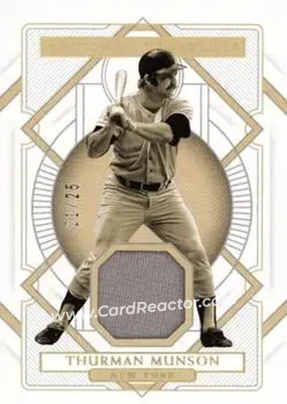 2021 Panini National Treasures - Holo Gold #110 - Thurman Munson - New York Yankees - Front