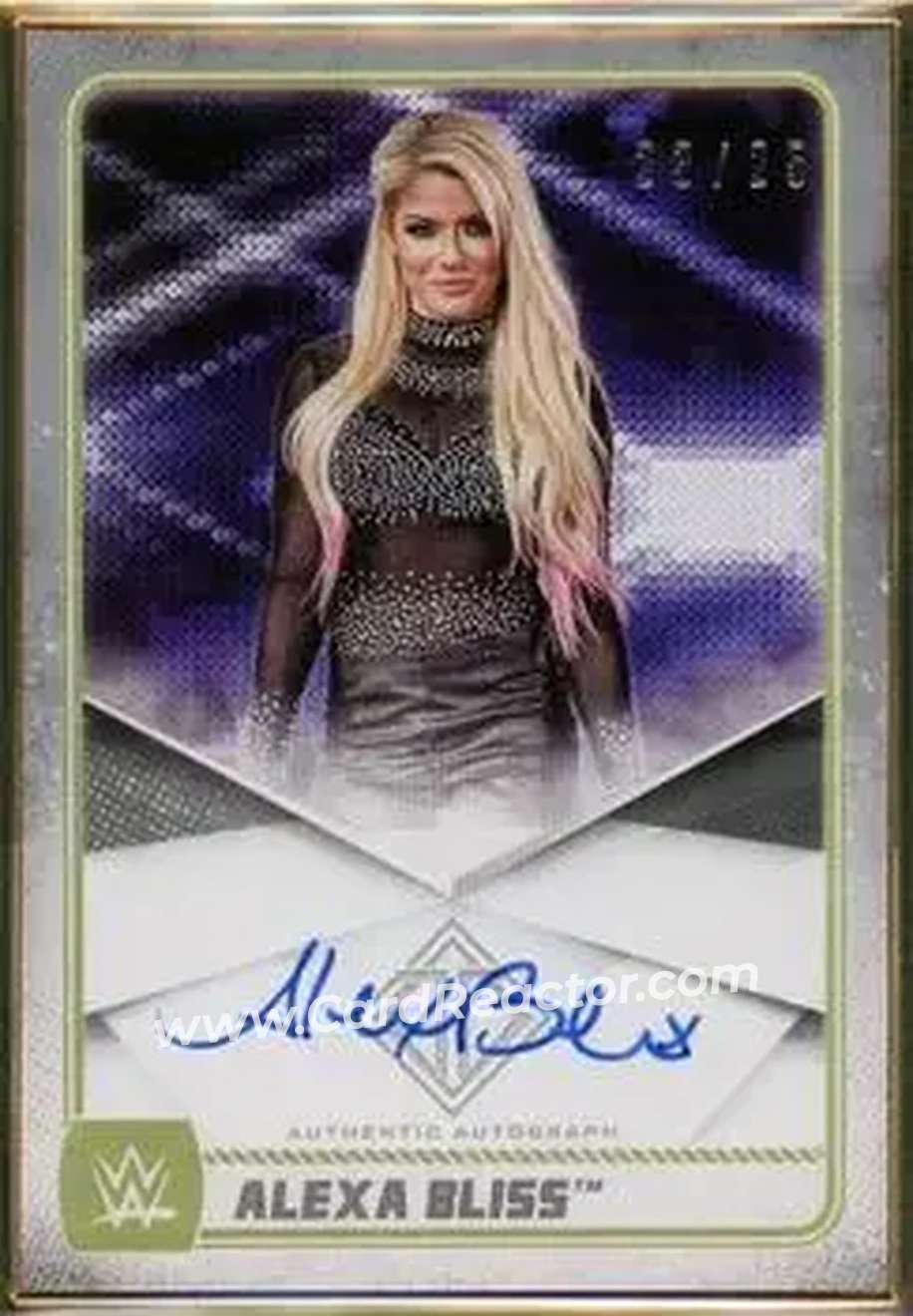 2020 Topps WWE Transcendent - Roster Autographs #A-AX - Alexa Bliss