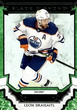 2023-24 Upper Deck Black Diamond - Green #BDB-LD - Leon Draisaitl - Edmonton Oilers