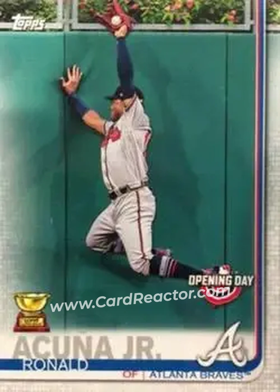 2019 Topps Opening Day #51b - Ronald Acuña Jr. - Atlanta Braves