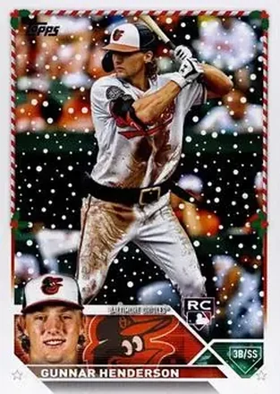 2023 Topps Holiday #H4d - Gunnar Henderson - Baltimore Orioles