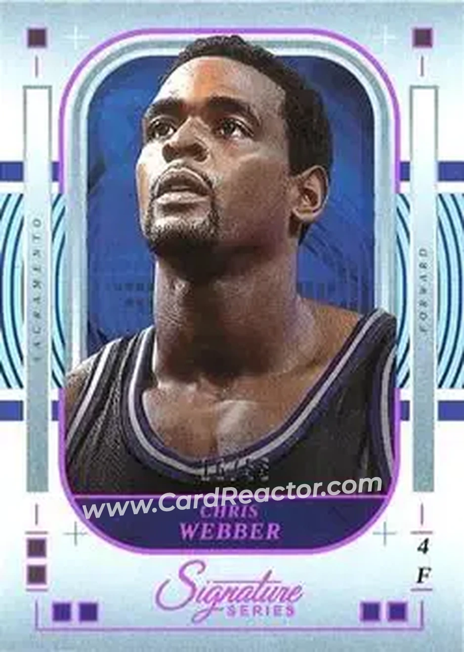 2025-26 Panini Signature Series - Fuchsia #95 - Chris Webber - Sacramento Kings