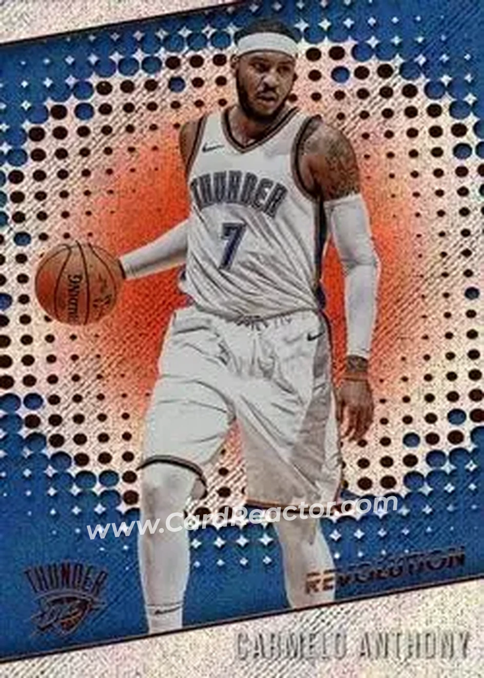 2017-18 Panini Revolution #4 - Carmelo Anthony - Oklahoma City Thunder