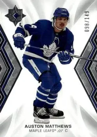 2021-22 Upper Deck Ultimate Collection #34 - Auston Matthews - Toronto Maple Leafs