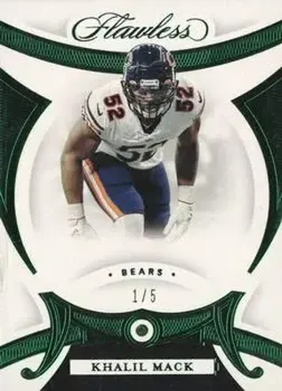 2020 Panini Flawless - Emeralds #9 - Khalil Mack - Chicago Bears