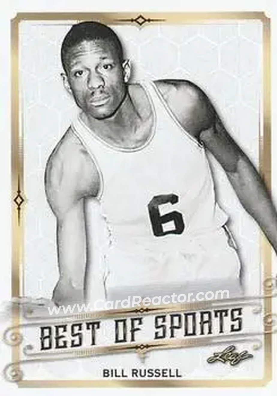 2018 Leaf Best of Sports #03 - Bill Russell - Boston Celtics