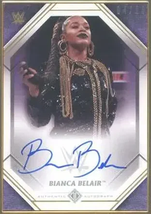 2021 Topps Transcendent Collection WWE - Autographs Purple #A-BB - Bianca Belair