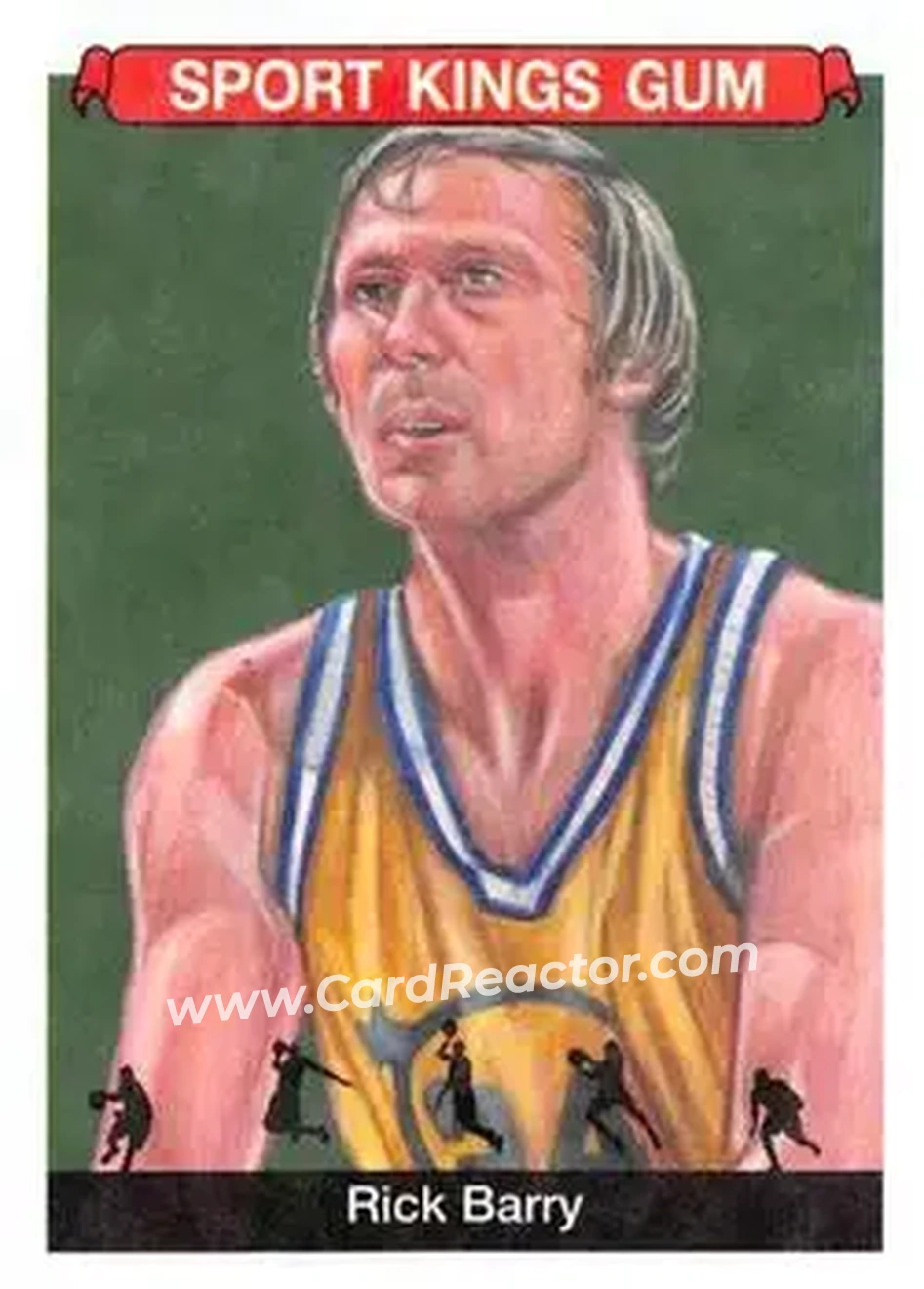 2018 Sportkings #8 - Rick Barry - Golden State Warriors